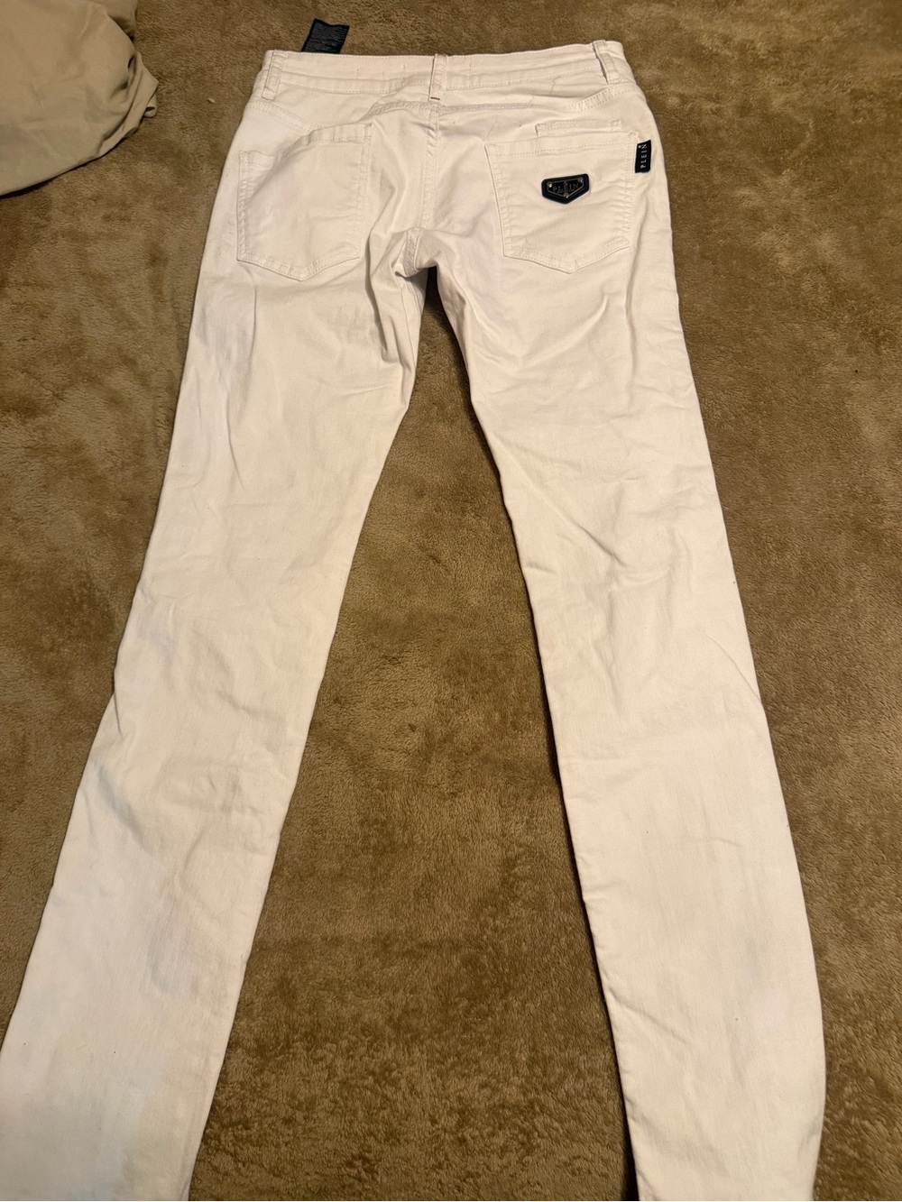 Philipp Plein White Skinny Men's Jeans